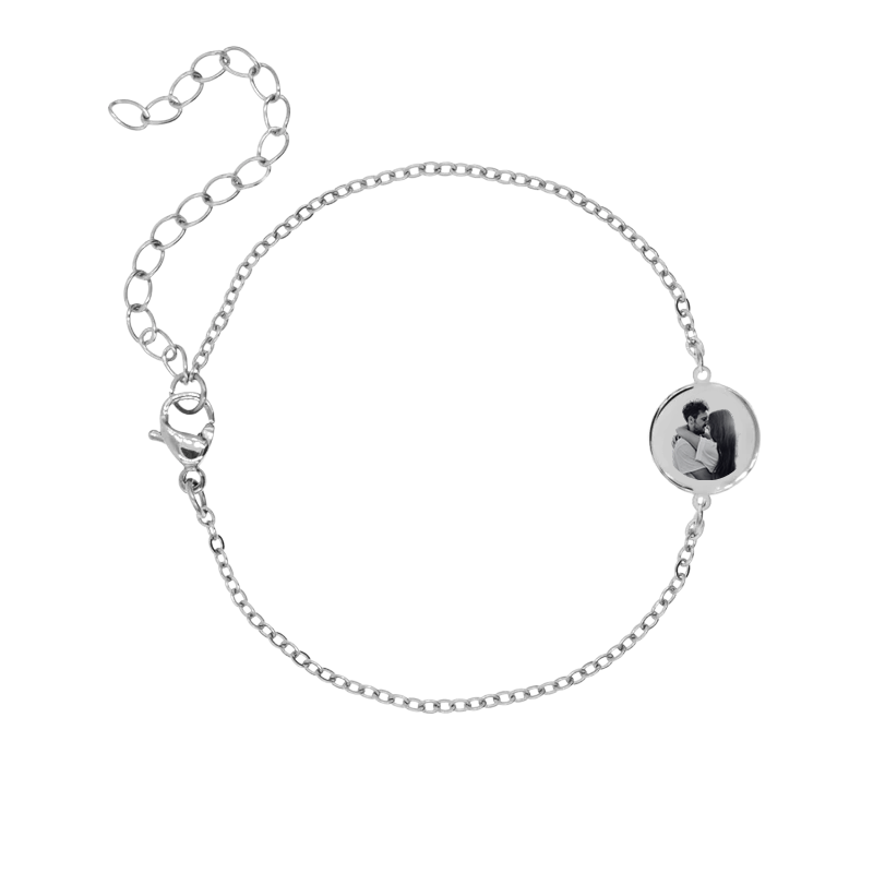 Memory Coin Bracelet Silver