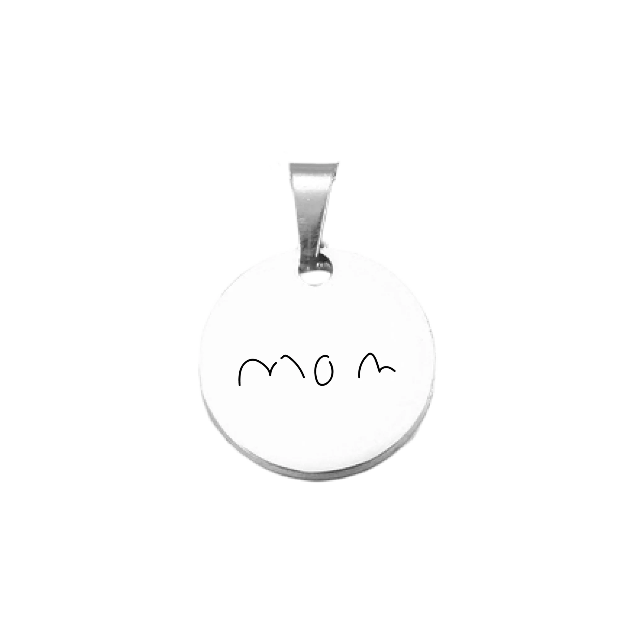 Handwriting Pendant Silver