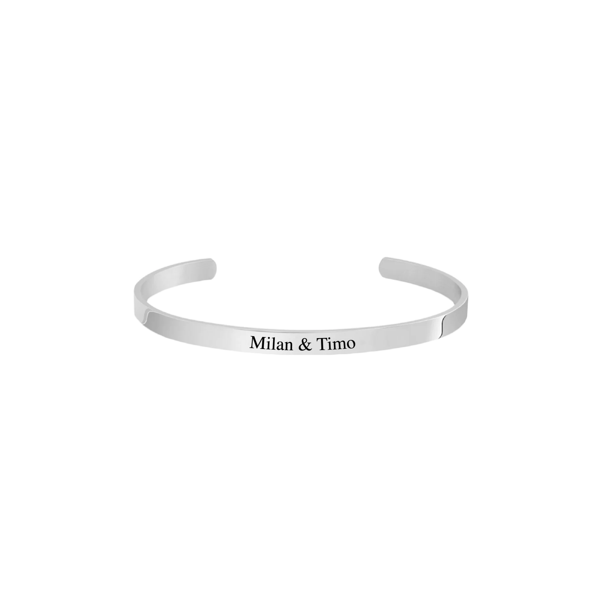 Name Bracelet Silver