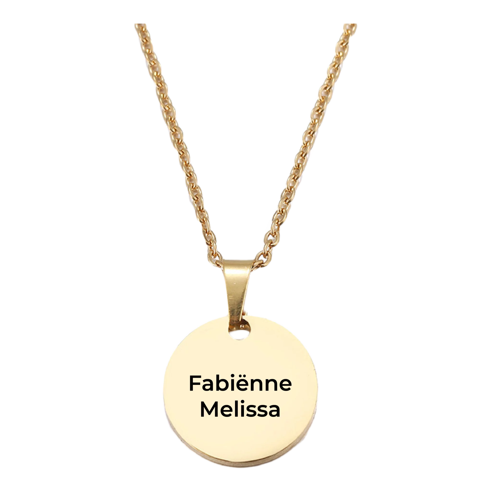 Name Necklace Gold