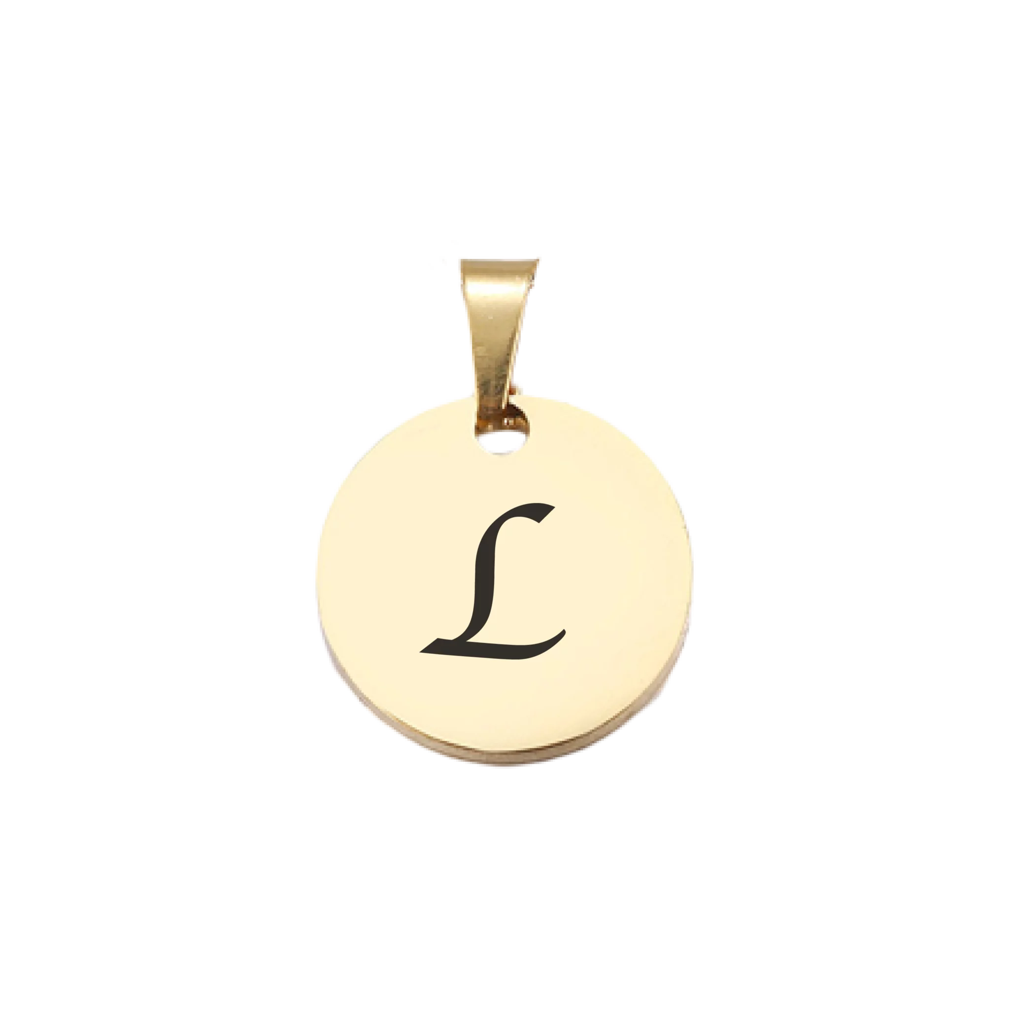 Initials Pendant Gold