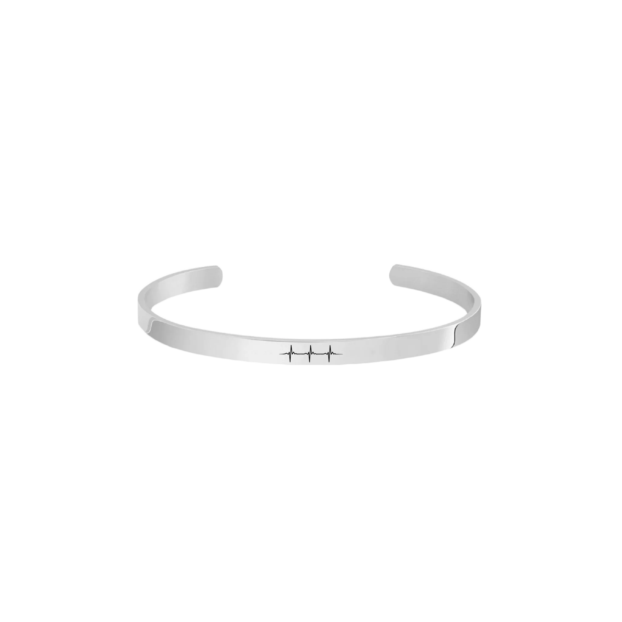 Heartbeat Bracelet Silver