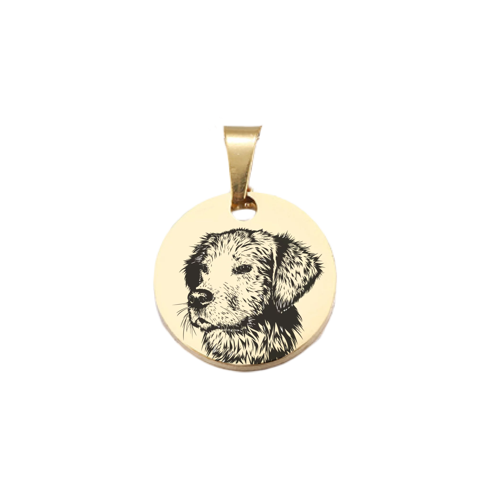Furry Friend Pendant Gold