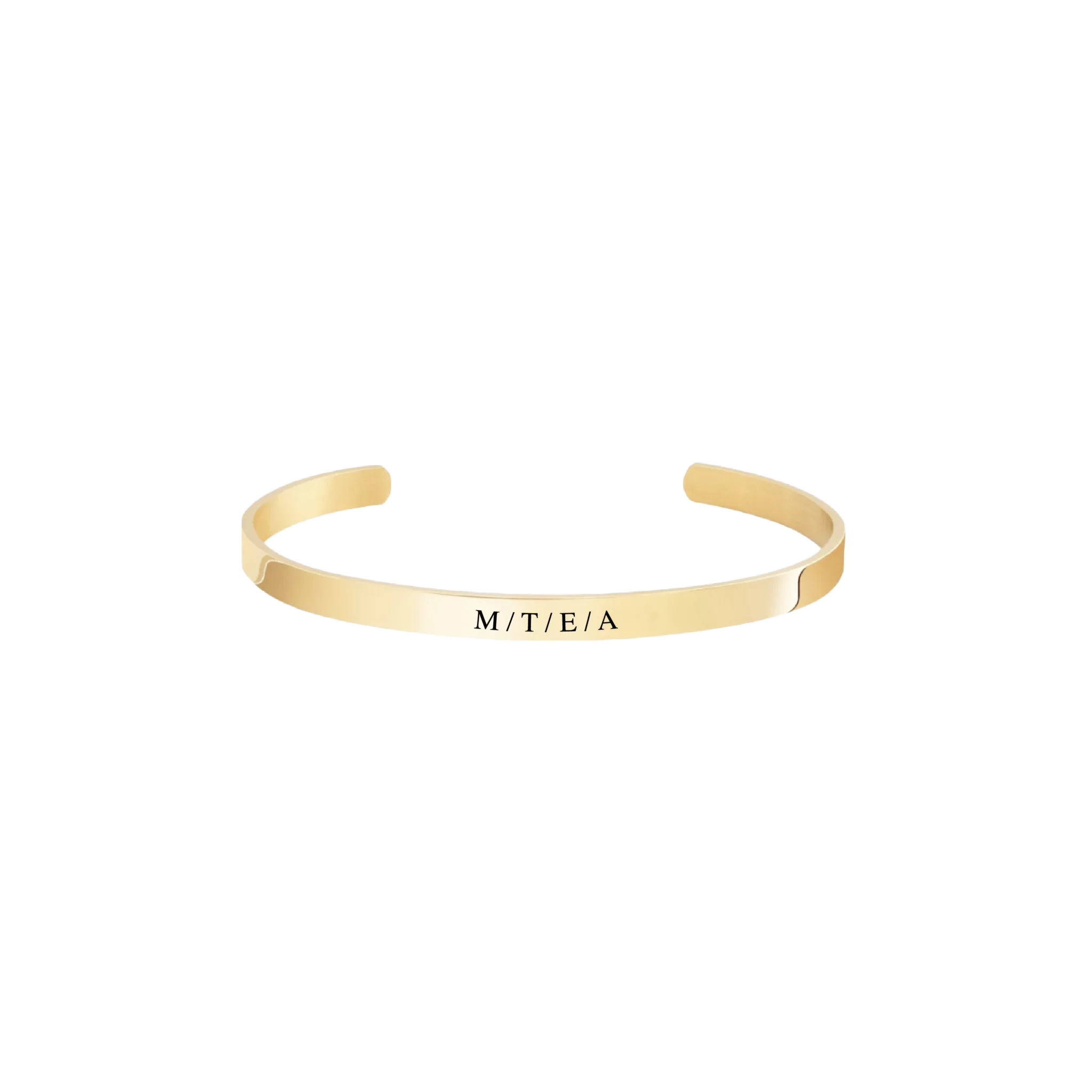 Initials Bracelet Gold