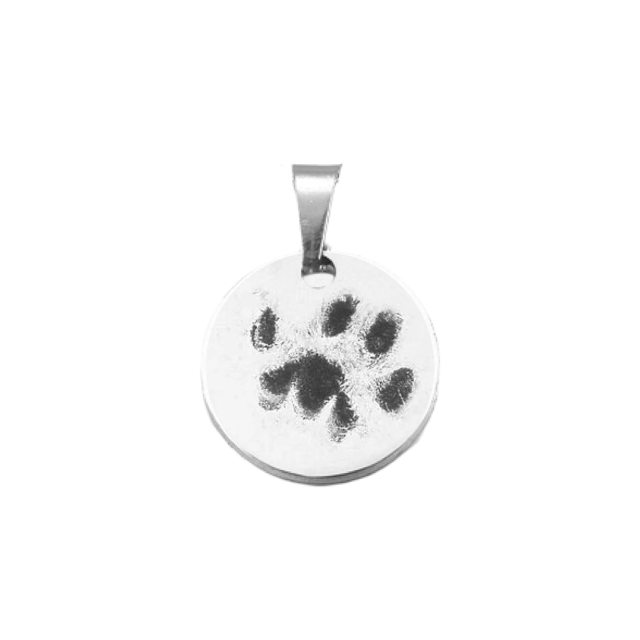 Paw Print Pendant Silver